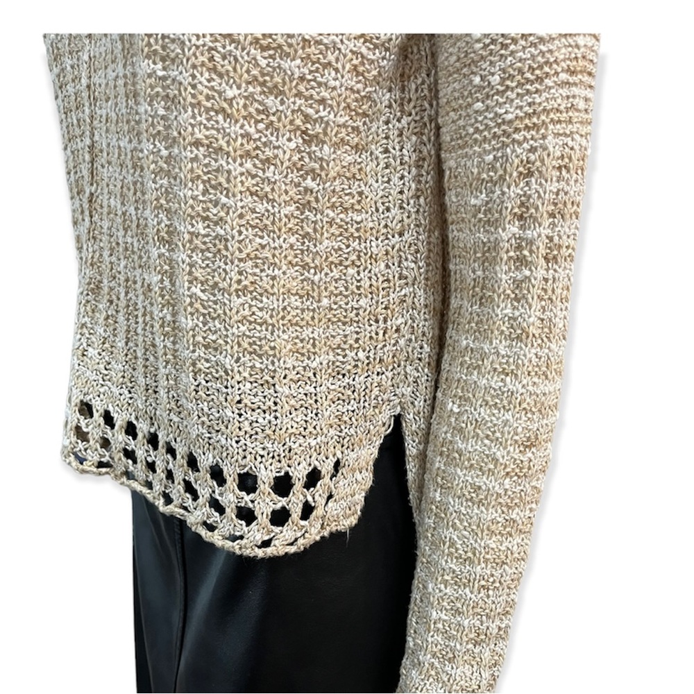 Free People Cotton Linen Knit Sweater - Picture 5 of 12